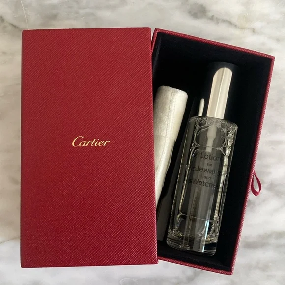 Never Used Authentic Cartier Lotion for Jewelry and Watches Cleaning Kit - Picture 1 of 3
